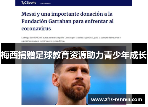 梅西捐赠足球教育资源助力青少年成长